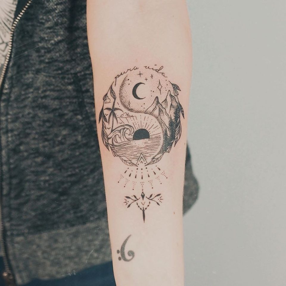 Yin Yang tattoos for men 0050