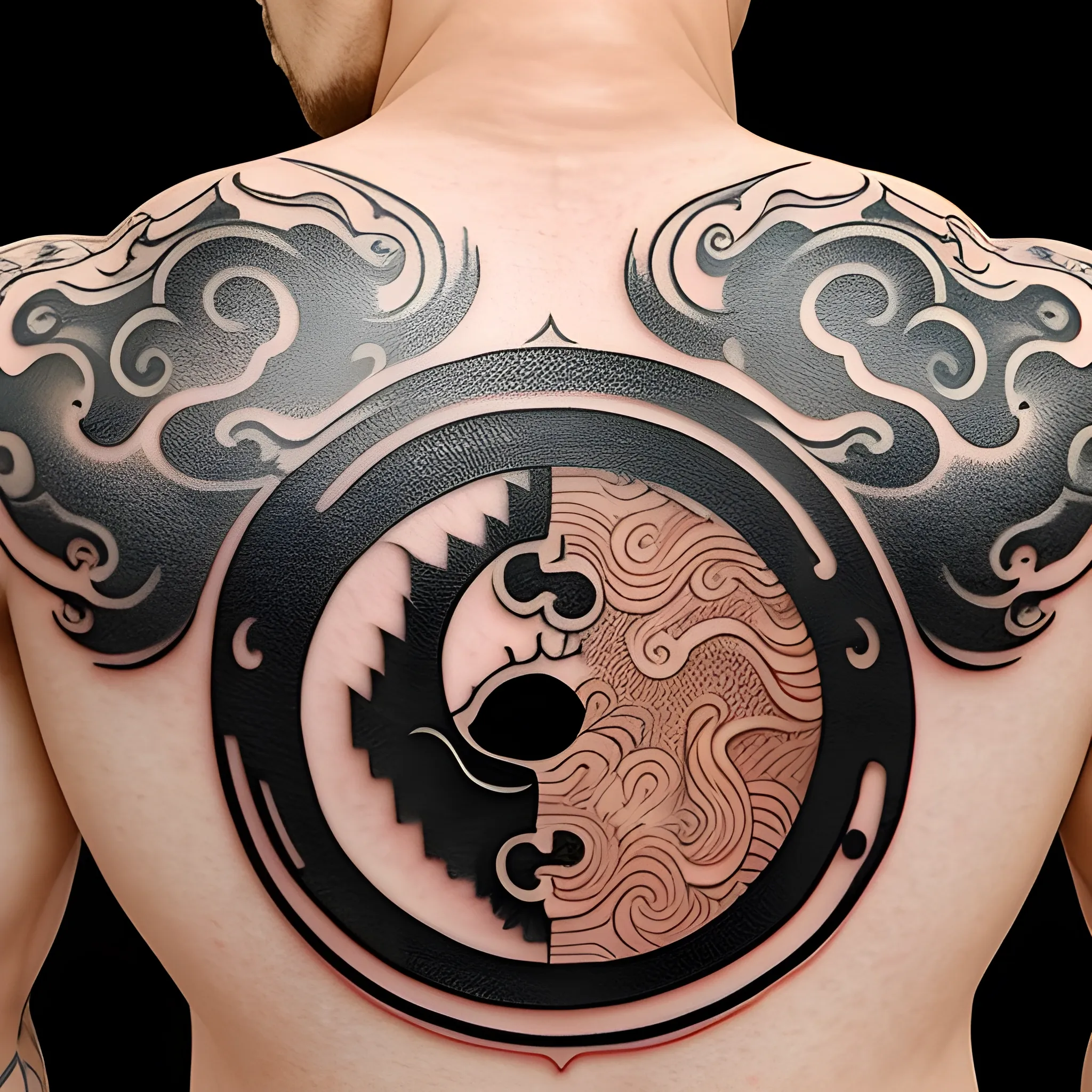 Yin Yang tattoos for men 0054