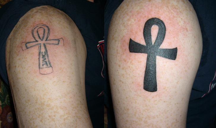 Meaningful ankh tattoos for men symbolizing life and eternity in style