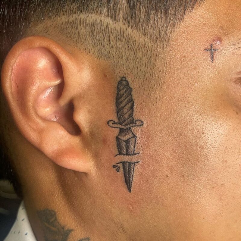 Dagger tattoos for men embody a masculine elegance and strength you seek