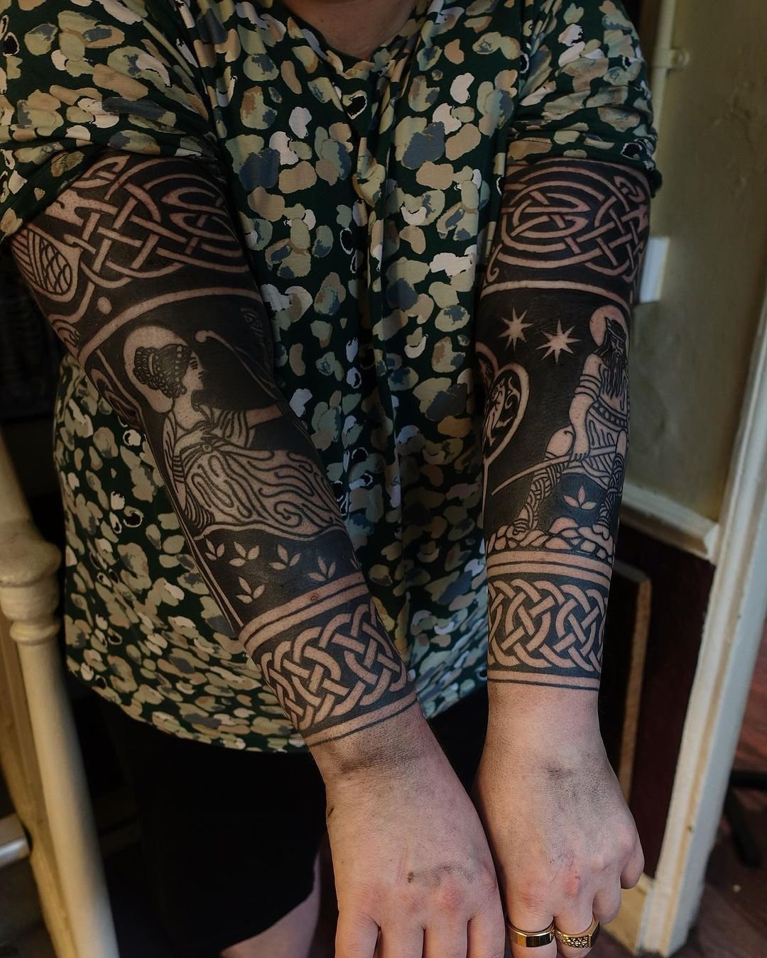 Irish tattoos for men that combine chic designs with cultural significance