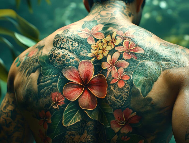 Last name back tattoos for men that showcase your unique identity and style