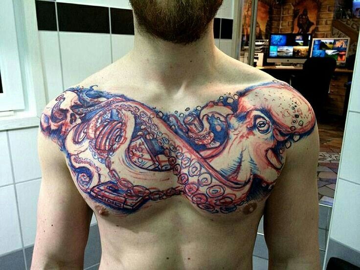 Perfect octopus tattoos for men that showcase strength and creativity