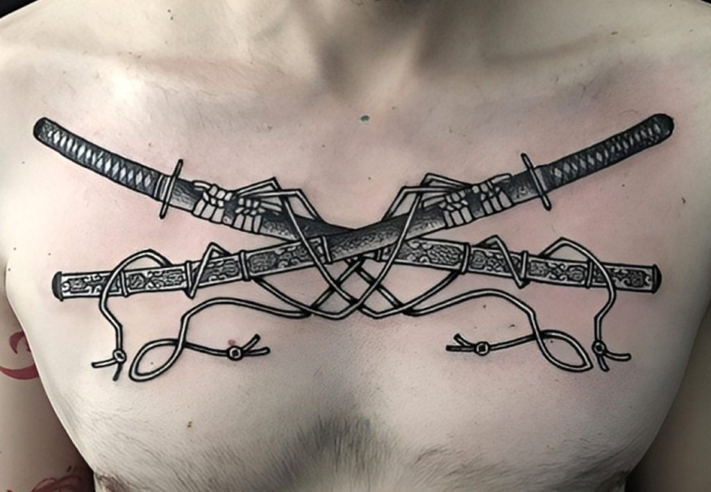 One sided chest tattoos for men refined with artistic flair and meaning